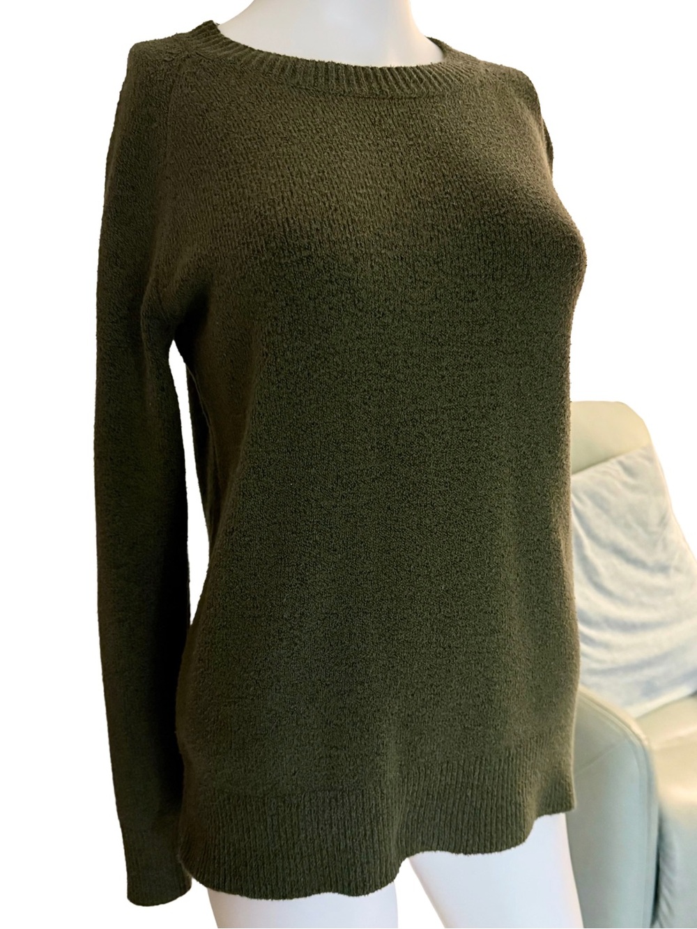 Oversized Olive Sweater